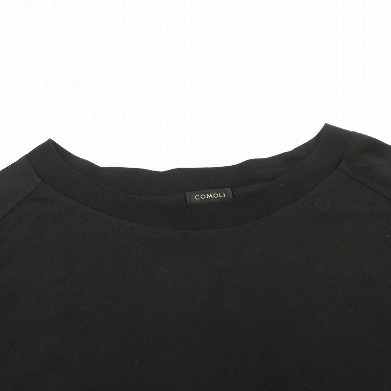 COMOLI | コモリ THINコットンクルーネック 26AW 長袖Ｔシャツ E03-05026 ブラック サイズ：2【瀬戸大橋店】