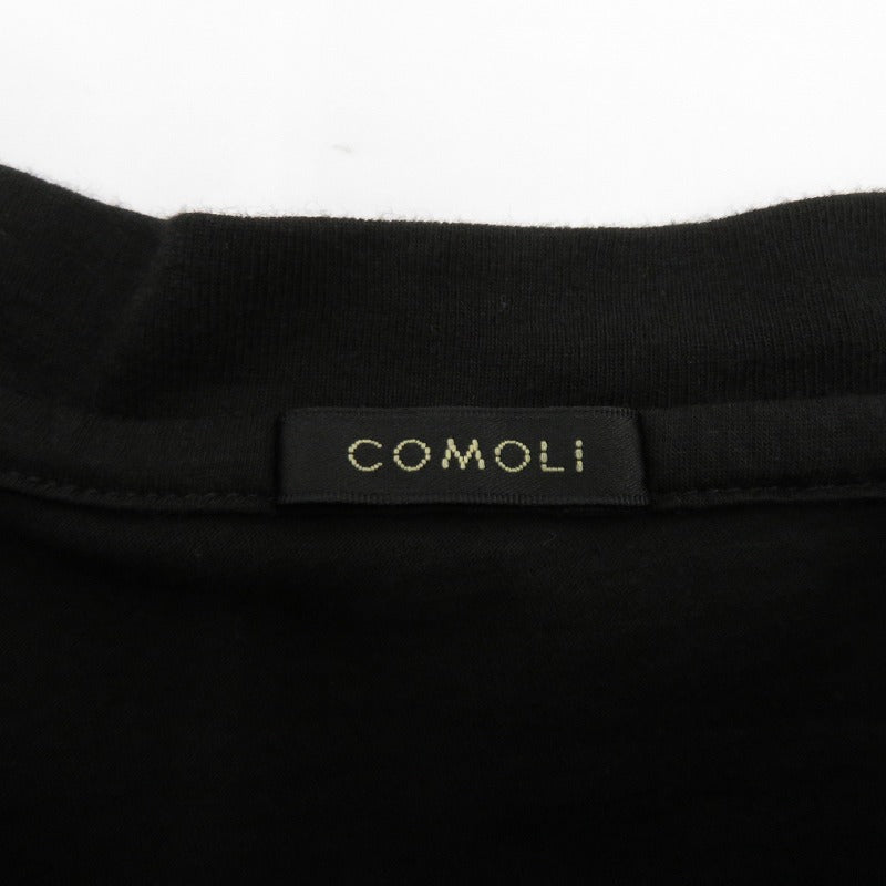 COMOLI | コモリ THINコットンクルーネック 26AW 長袖Ｔシャツ E03-05026 ブラック サイズ：2【瀬戸大橋店】
