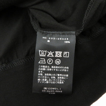COMOLI | コモリ THINコットンクルーネック 26AW 長袖Ｔシャツ E03-05026 ブラック サイズ：2【瀬戸大橋店】
