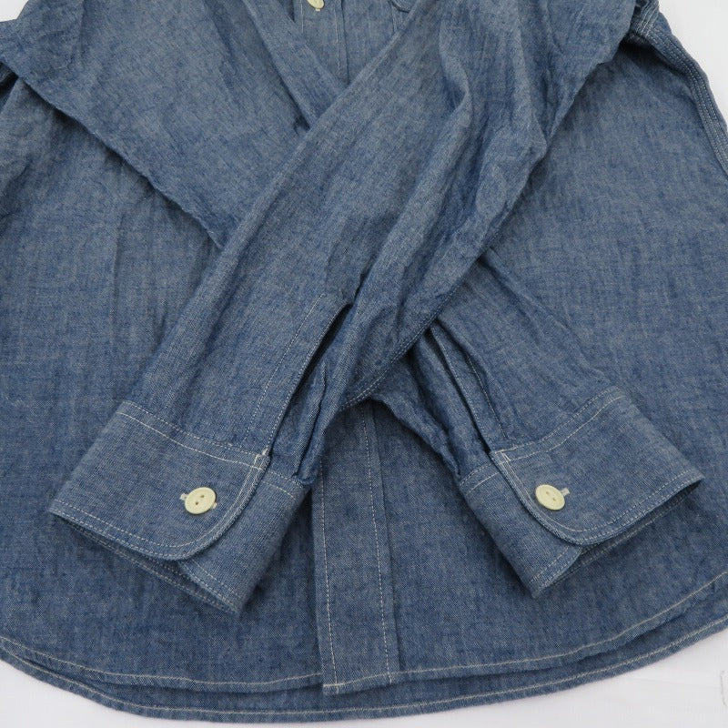 SUGAR CANE | シュガーケーン BLUE CHAMBRAY WORK SHIRT 長袖シャツ SC27850 ブルー サイズ：S【瀬戸大橋店】