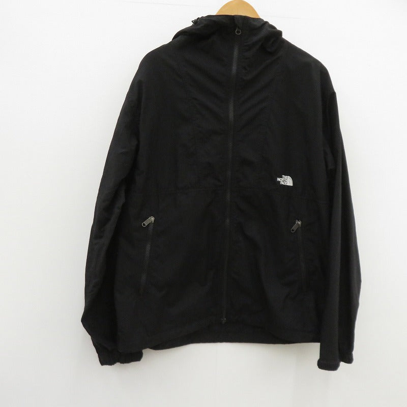 THE NORTH FACE | ザ・ノースフェイス Compact Jacket ナイロンジャケット NP71830 ブラック サイズ：L【瀬戸大橋店】