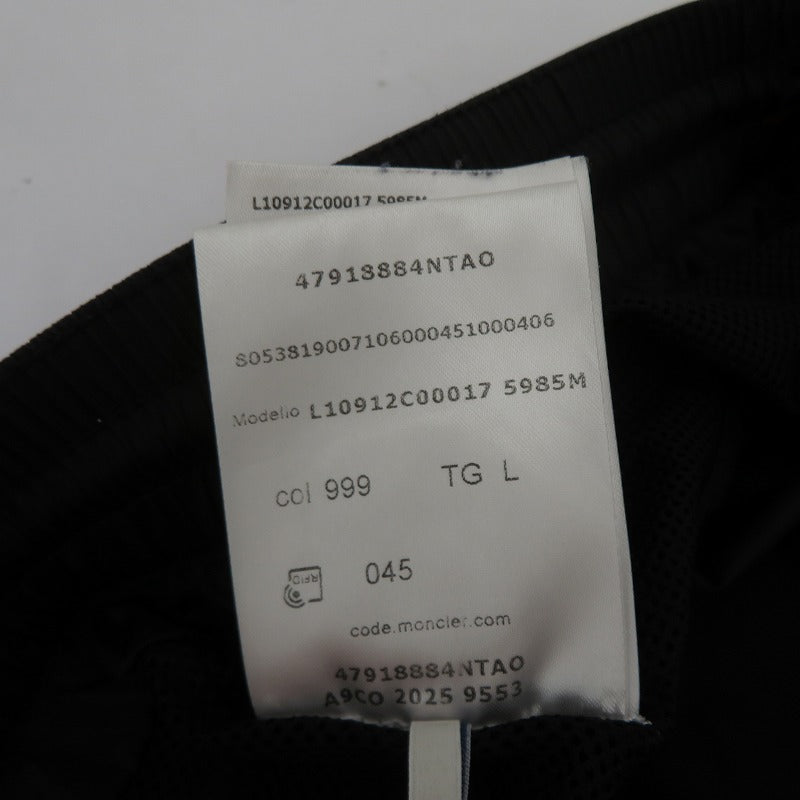 MONCLER | モンクレール 26年製 ショートパンツ L10912C00017 ブラック サイズ：L【瀬戸大橋店】