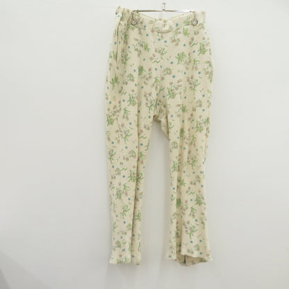 Jieda | ジエダ FLOWER WAFFLE PANTS 花柄 パンツ JIE-22W-PT14-A ベージュ サイズ：1【瀬戸大橋店】