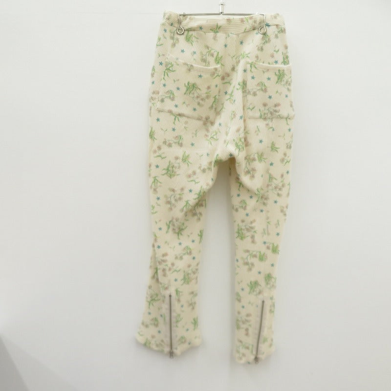 Jieda | ジエダ FLOWER WAFFLE PANTS 花柄 パンツ JIE-22W-PT14-A ベージュ サイズ：1【瀬戸大橋店】