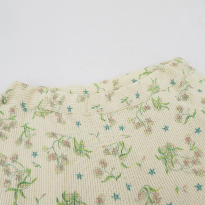 Jieda | ジエダ FLOWER WAFFLE PANTS 花柄 パンツ JIE-22W-PT14-A ベージュ サイズ：1【瀬戸大橋店】