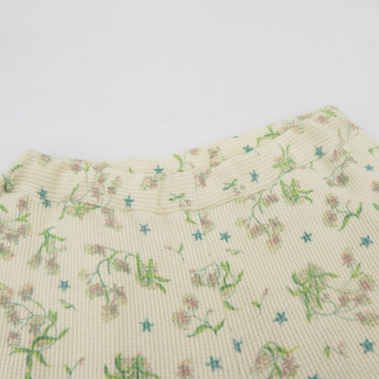 Jieda | ジエダ FLOWER WAFFLE PANTS 花柄 パンツ JIE-22W-PT14-A ベージュ サイズ：1【瀬戸大橋店】