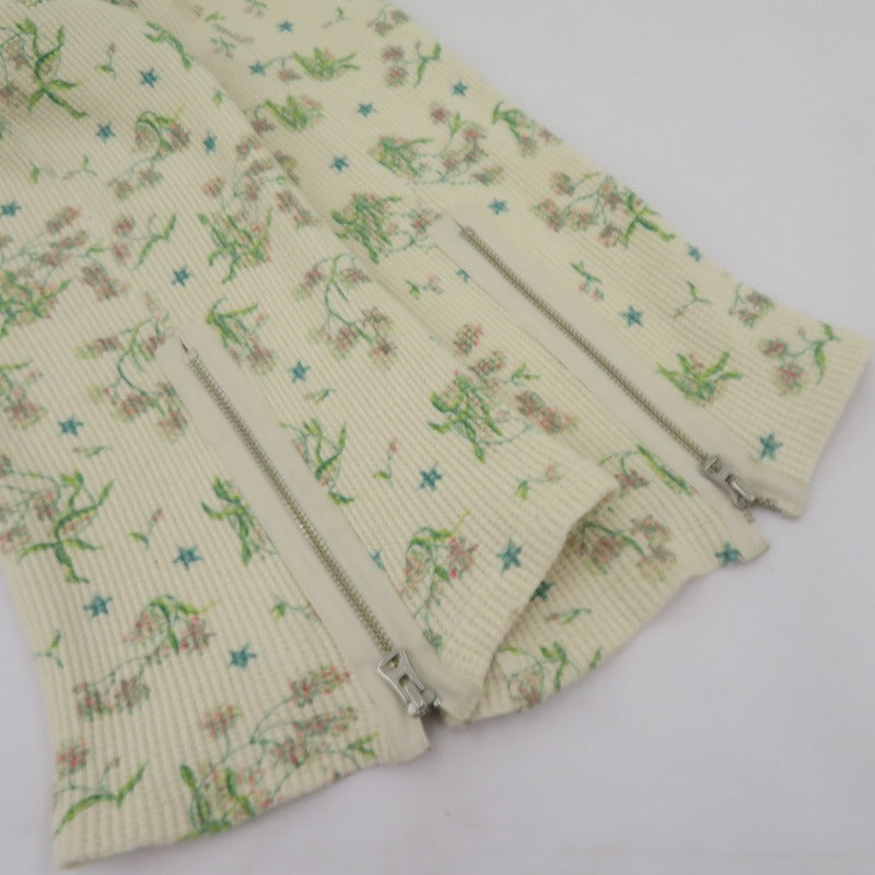 Jieda | ジエダ FLOWER WAFFLE PANTS 花柄 パンツ JIE-22W-PT14-A ベージュ サイズ：1【瀬戸大橋店】