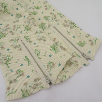 Jieda | ジエダ FLOWER WAFFLE PANTS 花柄 パンツ JIE-22W-PT14-A ベージュ サイズ：1【瀬戸大橋店】