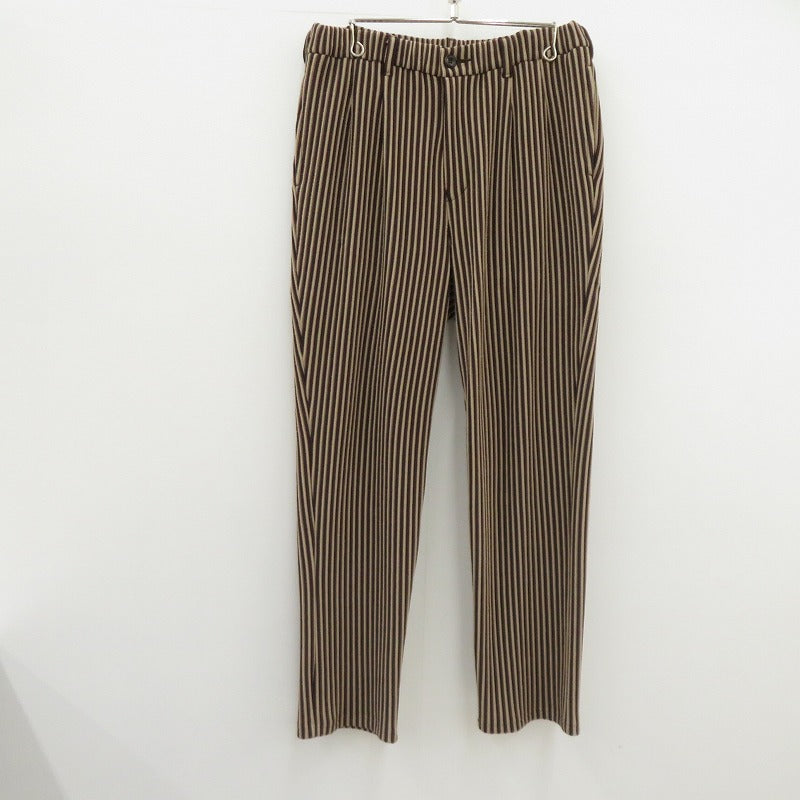 Jieda | ジエダ RIPPLE TAPERED PANTS パンツ JIE-21S-PT05 ブラウン サイズ：1【瀬戸大橋店】