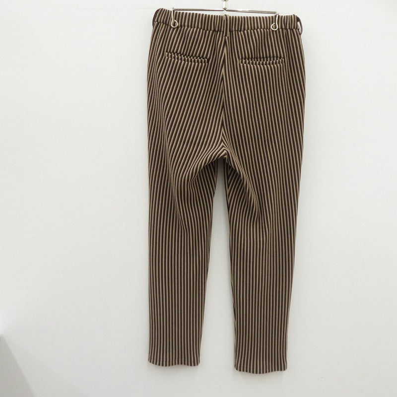 Jieda | ジエダ RIPPLE TAPERED PANTS パンツ JIE-21S-PT05 ブラウン サイズ：1【瀬戸大橋店】