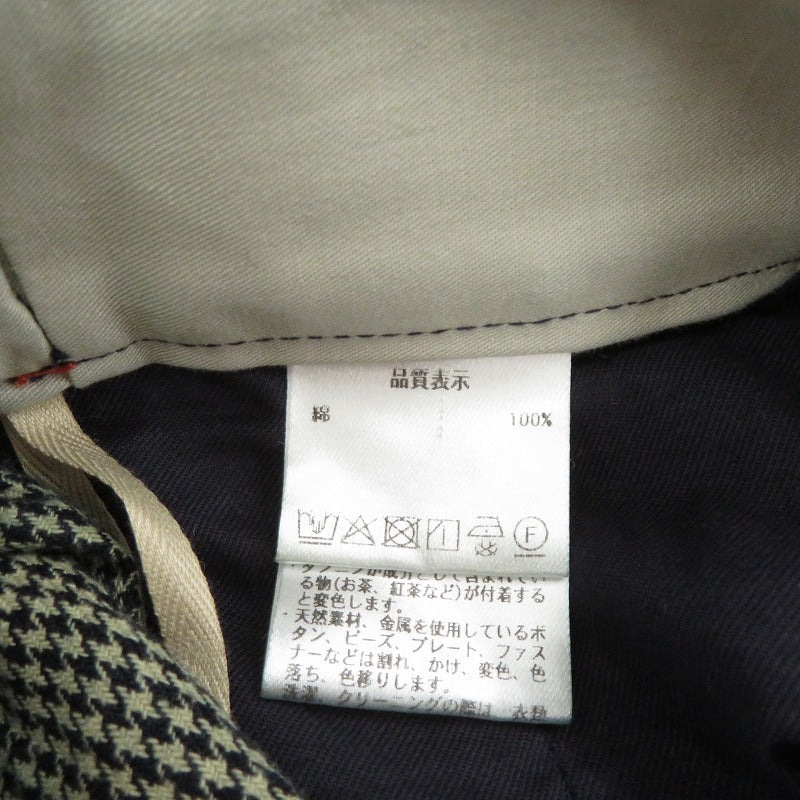 Pal'las Palace | パラスパレス 千鳥柄 パンツ サイズ：0 ブラック【瀬戸大橋店】