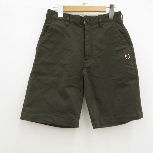 A BATHING APE | アベイシングエイプ ショートパンツ カーキ サイズ：M【瀬戸大橋店】