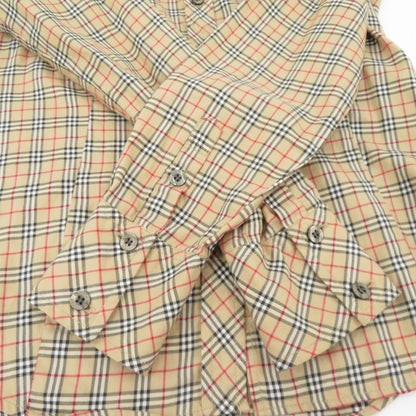 BURBERRY BLUE LABEL | バーバリーブルーレーベル チェック柄 長袖シャツ ベージュ サイズ：38【瀬戸大橋店】