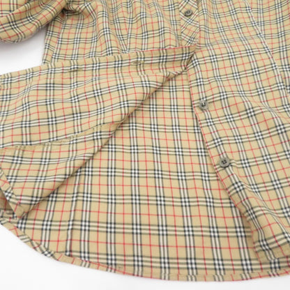 BURBERRY BLUE LABEL | バーバリーブルーレーベル チェック柄 長袖シャツ ベージュ サイズ：38【瀬戸大橋店】