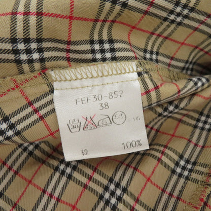 BURBERRY BLUE LABEL | バーバリーブルーレーベル チェック柄 長袖シャツ ベージュ サイズ：38【瀬戸大橋店】