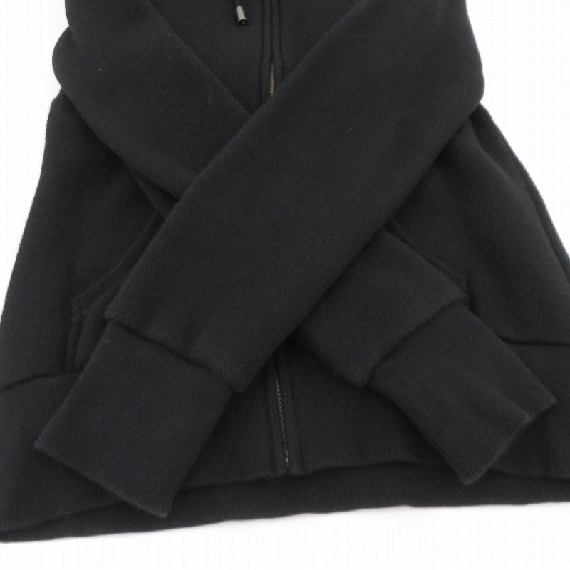 BURBERRY BLUE LABEL | バーバリーブルーレーベル ダブルフェイスフーテッドコート パーカー ブラック サイズ：38【瀬戸大橋店】