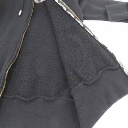 BURBERRY BLUE LABEL | バーバリーブルーレーベル ダブルフェイスフーテッドコート パーカー ブラック サイズ：38【瀬戸大橋店】