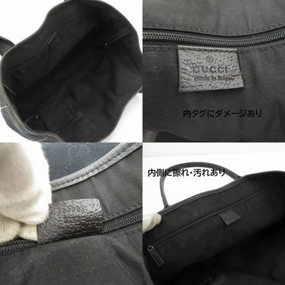 GUCCI | グッチ GGキャンバス　プリンシー トートバッグ 163805・2123 ブラック【瀬戸大橋店】