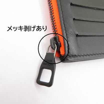 LOUIS VUITTON | ルイ・ヴィトン モノグラムシール コインカード・ホルダー コインケース M80827 ブラック【瀬戸大橋店】