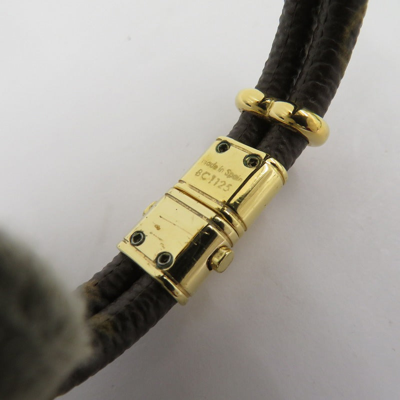 LOUIS VUITTON | ルイ・ヴィトン モノグラム ブラスレ・キープイット トゥワイス ブレスレット M6640F ブラウン【瀬戸大橋店】