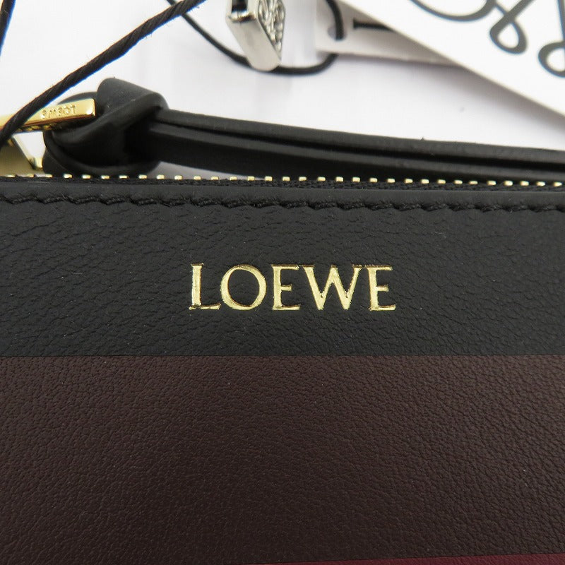 LOEWE | ロエベ ×アルバース コイン カード ホルダー フラグメントケース コインケース C643Z40XA7 ブラック【瀬戸大橋店】