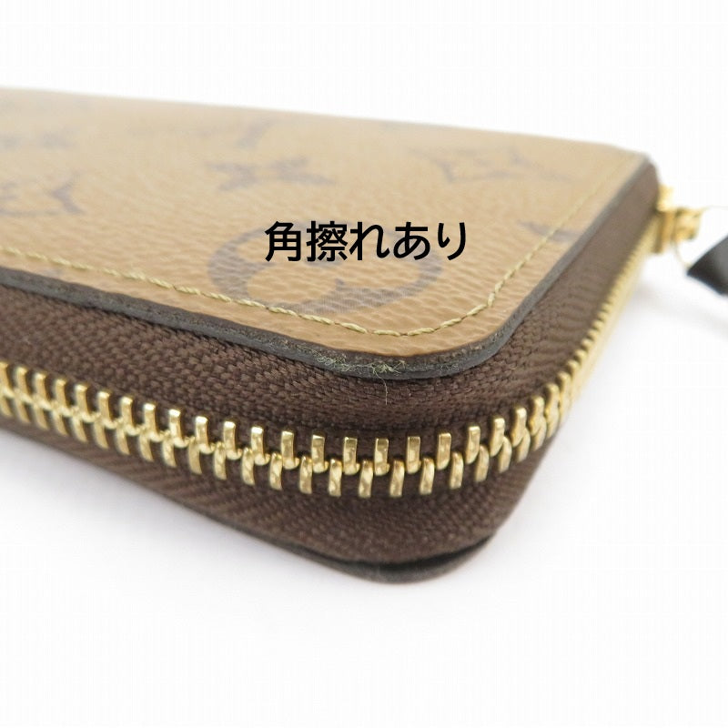 LOUIS VUITTON | ルイ・ヴィトン モノグラム リバース ポルトフォイユ・クレマンス 長財布 M82336 ブラウン【瀬戸大橋店】