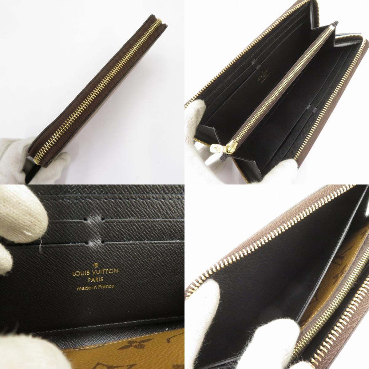 LOUIS VUITTON | ルイ・ヴィトン モノグラム リバース ポルトフォイユ・クレマンス 長財布 M82336 ブラウン【瀬戸大橋店】