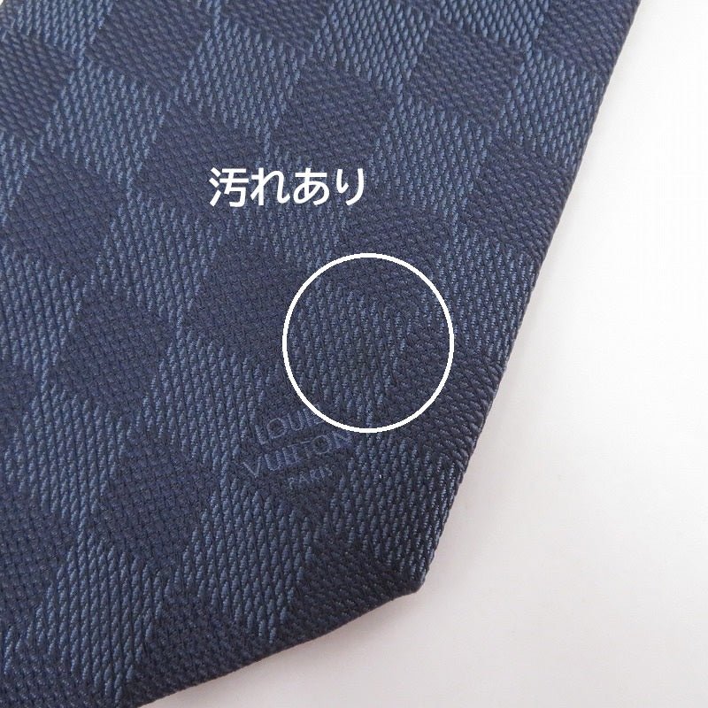 LOUIS VUITTON | ルイ・ヴィトン ネクタイ M78753 ネイビー【瀬戸大橋店】