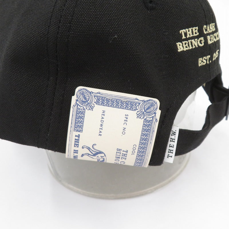 The H.W.DOG&Co. | ザエイチダブリュードッグアンドコー Mid Profile Cap キャップ D-01077 ブラック サイズ：FreeSize【瀬戸大橋店】