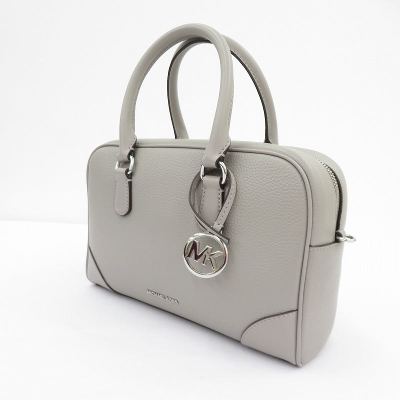 Michael Kors | マイケルコース THOMPSON ヘルプレザーダッフルサッチェル ハンドバッグ 35S5S7OS6L グレー【瀬戸大橋店】