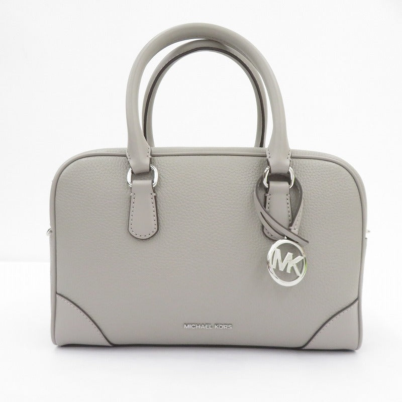 Michael Kors | マイケルコース THOMPSON ヘルプレザーダッフルサッチェル ハンドバッグ 35S5S7OS6L グレー【瀬戸大橋店】