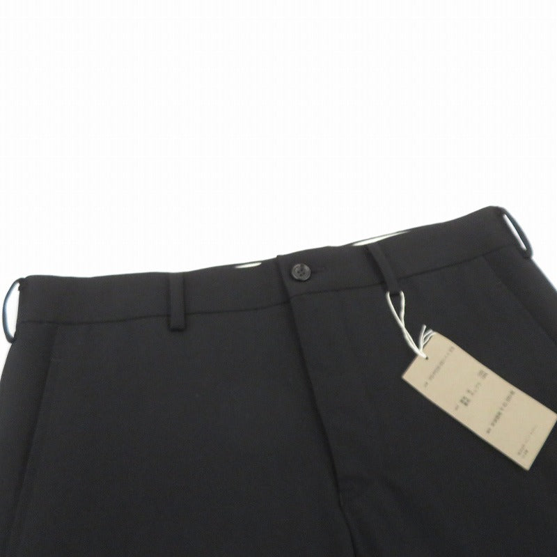 COMME des GARCONS HOMME PLUS | コムデギャルソンオムプリュス ZIP LEG WOOL TROUSER トラウザーパンツ パンツ PD-P028 ブラック サイズ：XS【瀬戸大橋店】
