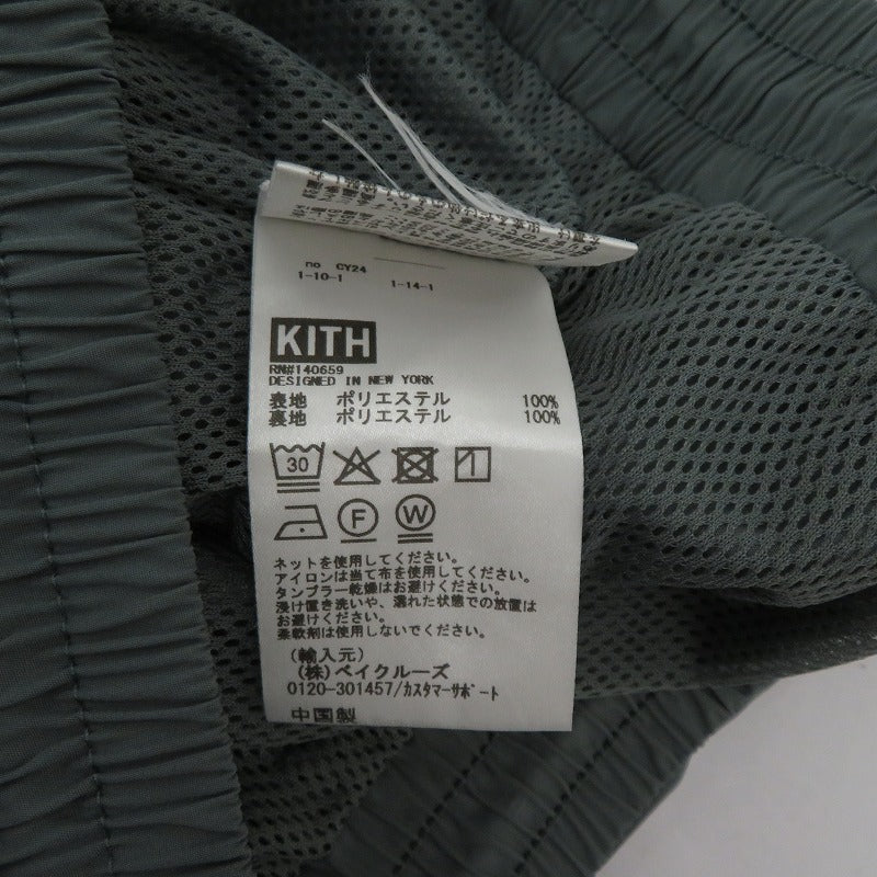 KITH | キース ショートパンツ 25-032-060-0015-2-0 グリーン サイズ：S【瀬戸大橋店】