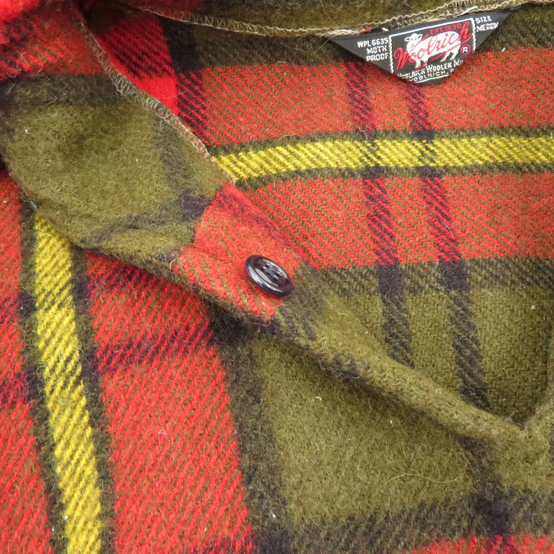 WOOLRICH | ウールリッチ 黒タグ 50s チェック柄 長袖シャツ マルチカラー サイズ：M【瀬戸大橋店】