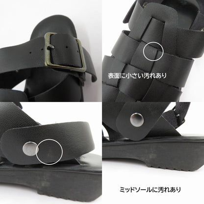 HEP グルカサンダル サンダル ブラック 23cm サイズ：S【瀬戸大橋店】
