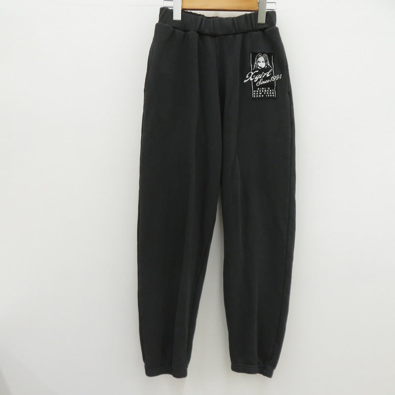X-girl | エックスガール FACEBOXPATCHSWEATPANTS スウェットパンツ パンツ 105253031010 グレー サイズ：S【瀬戸大橋店】