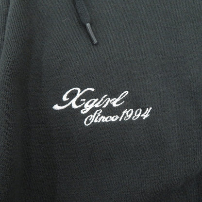 X-girl | エックスガール FACEBOXPATCHZIPUPSWEAT HOODIE パーカー 105253012005 グレー サイズ：M【瀬戸大橋店】
