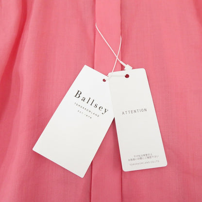 BALLSEY | ボールジー スムースラミー ハーフスリーブブラウス 26SS ブラウス 11-01-62-01202 ピンク サイズ：36【瀬戸大橋店】