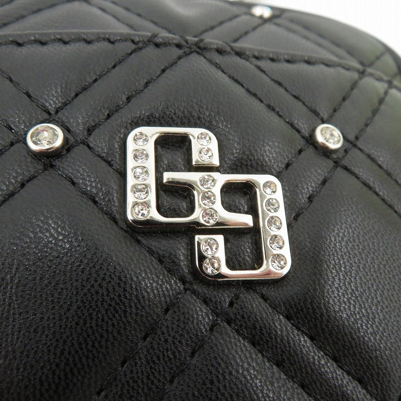 GYDA | ジェイダ GG bijou quiltingミニショルダーBAG ショルダーバッグ 0726-41935701-01 ブラック【瀬戸大橋店】