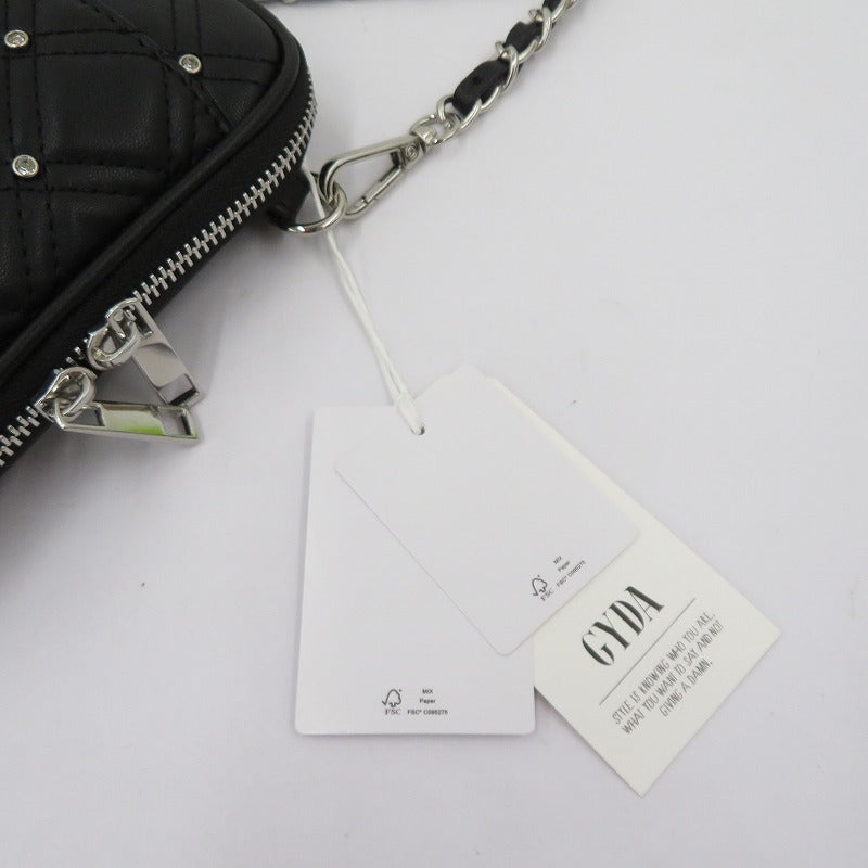 GYDA | ジェイダ GG bijou quiltingミニショルダーBAG ショルダーバッグ 0726-41935701-01 ブラック【瀬戸大橋店】