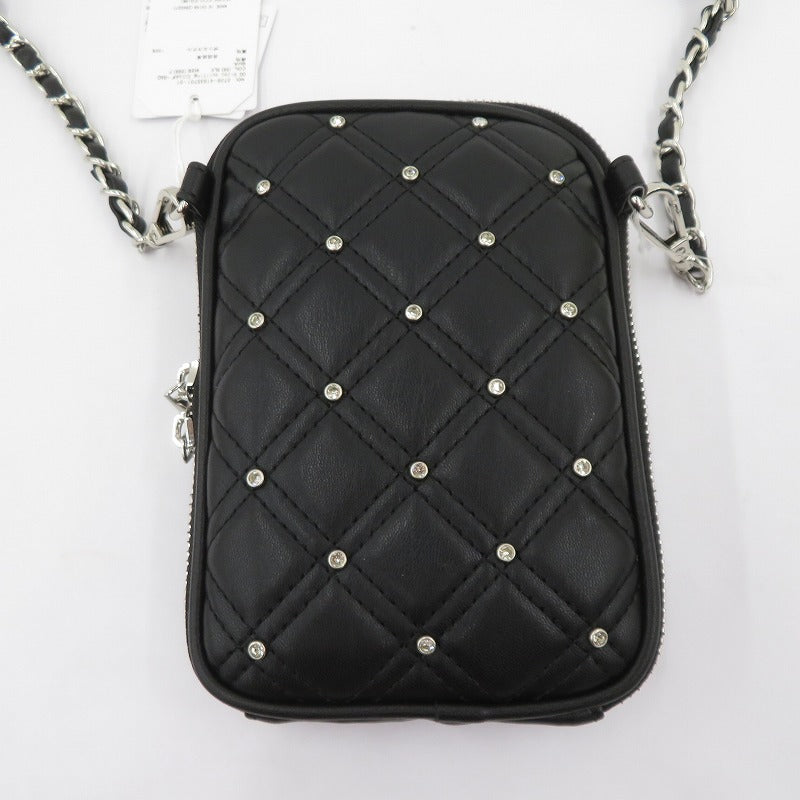 GYDA | ジェイダ GG bijou quiltingミニショルダーBAG ショルダーバッグ 0726-41935701-01 ブラック【瀬戸大橋店】