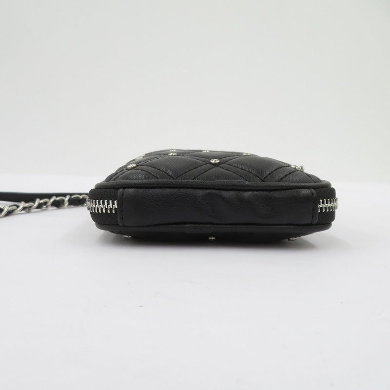 GYDA | ジェイダ GG bijou quiltingミニショルダーBAG ショルダーバッグ 0726-41935701-01 ブラック【瀬戸大橋店】