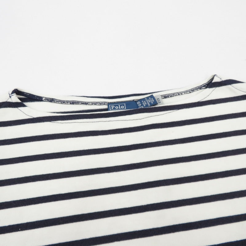 POLO RALPH LAUREN | ポロ・ラルフローレン ボーダー柄 その他トップス ホワイト×ネイビー サイズ：XS【瀬戸大橋店】