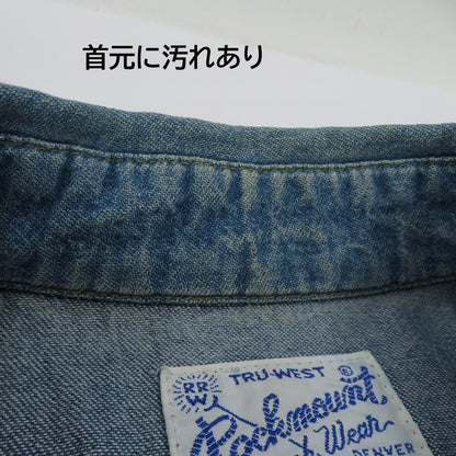 RockMount | ロックマウント ウエスタンシャツ 長袖シャツ インディゴ サイズ：S【瀬戸大橋店】