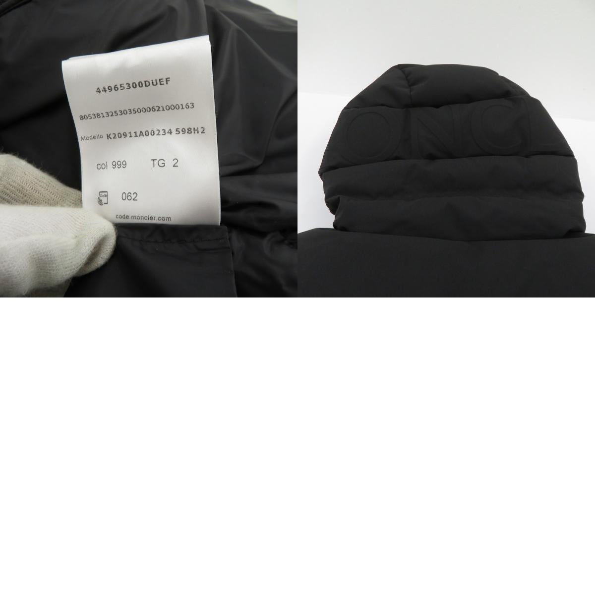 MONCLER | モンクレール LANGUEDOC ダウンジャケット K20911A00234 598H2 ブラック サイズ：2【瀬戸大橋店】