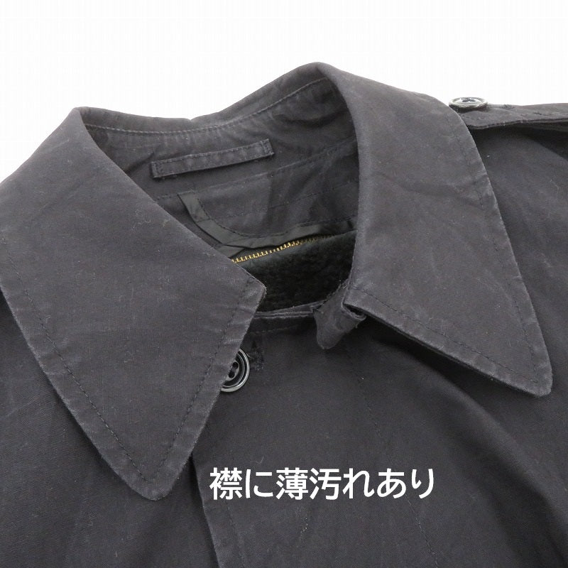 MILITARY衣料 | ミリタリーイリョウ U.S.NAVY/オールウェザーコート ミリタリージャケット 8405-01-059-4249 サイズ:40L ブラック【瀬戸大橋店】