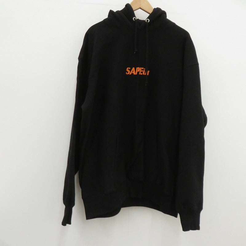 SAPEur | サプール MASATOSHI HAMADA HOODIE パーカー ブラック サイズ：XXL【瀬戸大橋店】