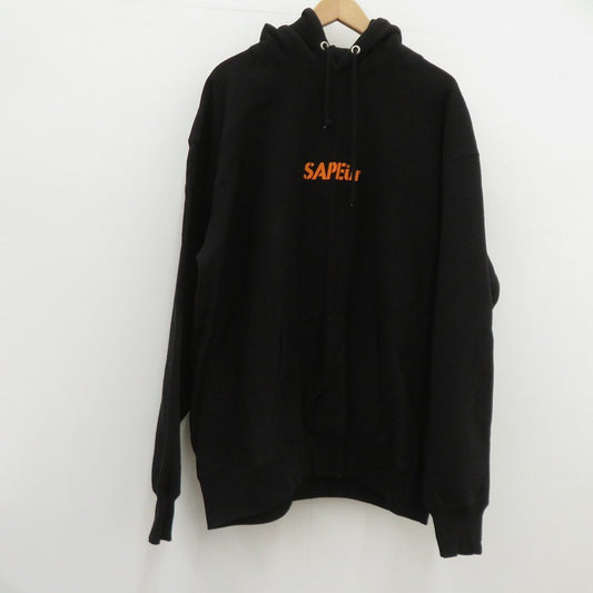 SAPEur | サプール MASATOSHI HAMADA HOODIE パーカー ブラック サイズ：XXL【瀬戸大橋店】