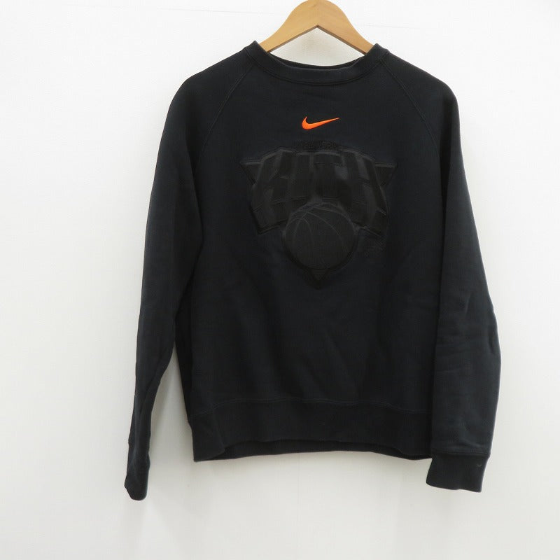 NIKE | ナイキ ×KITH NBA NewYork KnicksFleeceCrewneck スウェット CZ5611-010 ブラック サイズ：M【瀬戸大橋店】