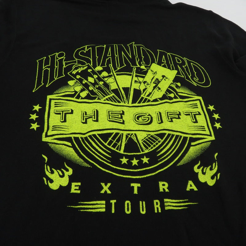 HI-STANDARD THE GIFT TOUR パーカー ブラック サイズ：L【瀬戸大橋店】